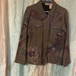 Units Vintage 80’s Embroidered, Beaded & Patchwork Jacket
